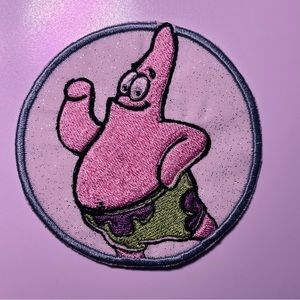 Patrick star from SpongeBob SquarePants iron on patch